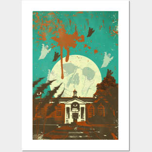 SPOOKY HOUSE Posters and Art